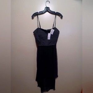 JustFab Bustier High Low Dress Size Medium